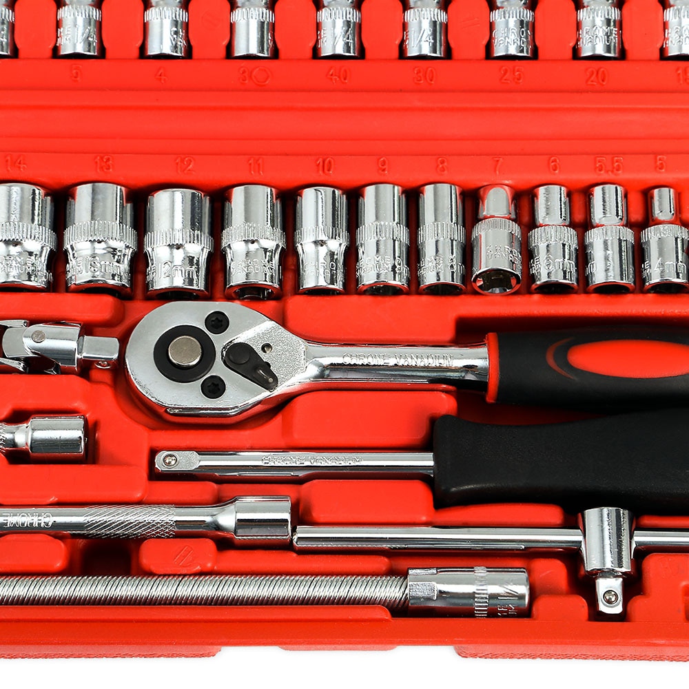 Socket Wrench Set 46PC Tool Kit Socket Wrench Set 46PC Tool Kit