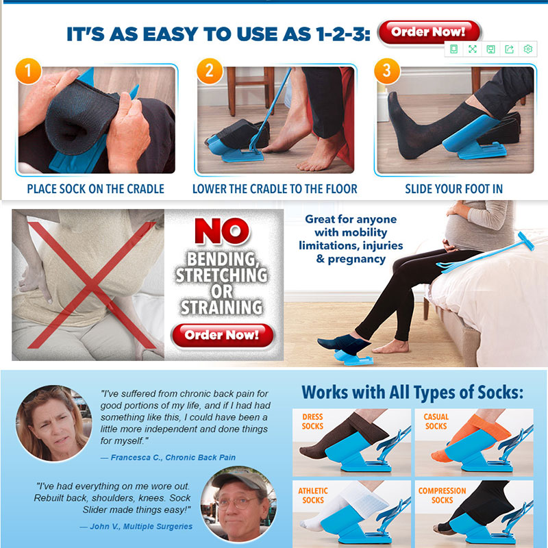 Socks Slider Aid for Elderly and PWD