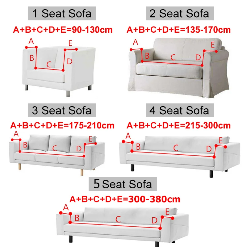 Sofa Cover Elastic For Living Room Home Jacquard Stretch Slipcovers Corner Couch Covers 1/2/3/4 Seater L Shape Free