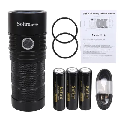 Sofirn SP36 Pro 8000lm Powerful LED Flashlight 4*SST40 USB C Rechargeable 18650 Torch Sofirn SP36 Pro 8000lm Powerful LED Flashlight 4*SST40 USB C Rechargeable 18650 Torch
