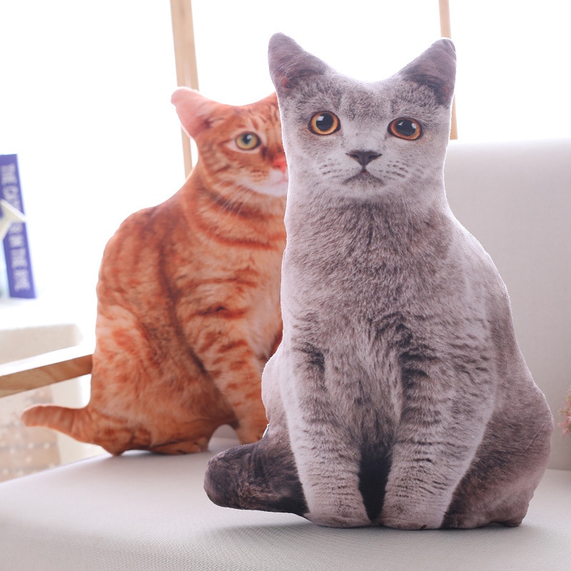 Soft 3D Cat Pillowcase