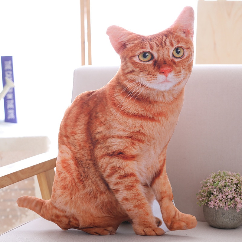 Soft 3D Cat Pillowcase