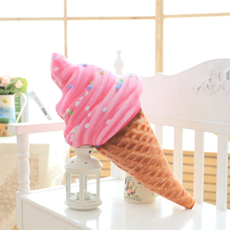 Soft 3D Ice Cream Pillow