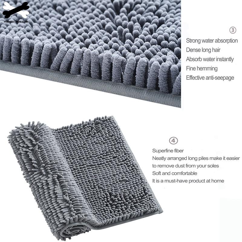 Soft Absorbent Toilet Carpet Set (2 Pcs)
