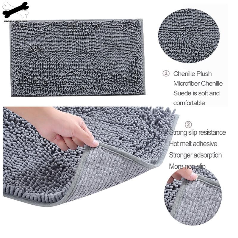 Soft Absorbent Toilet Carpet Set (2 Pcs)
