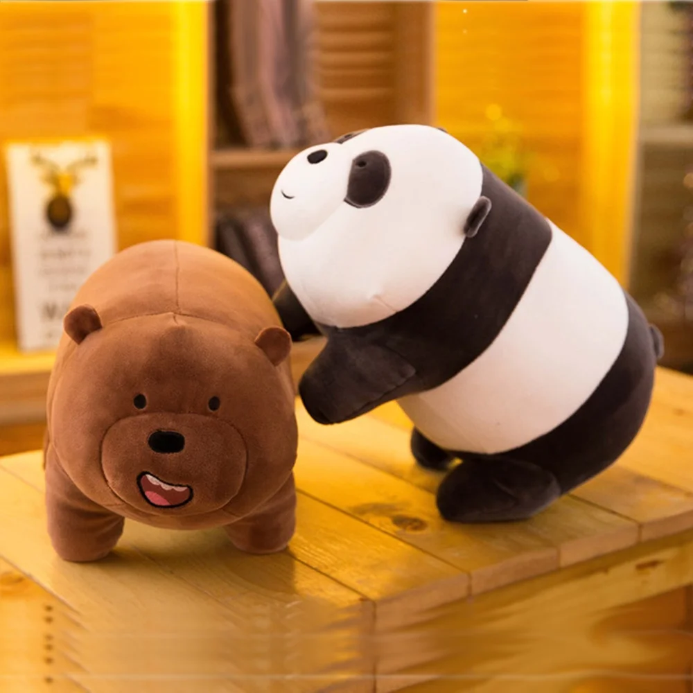 Soft and Delicate Plush Bears: Panda, or Brown Bear, or Polar Bear, Perfect Gift for Kids
