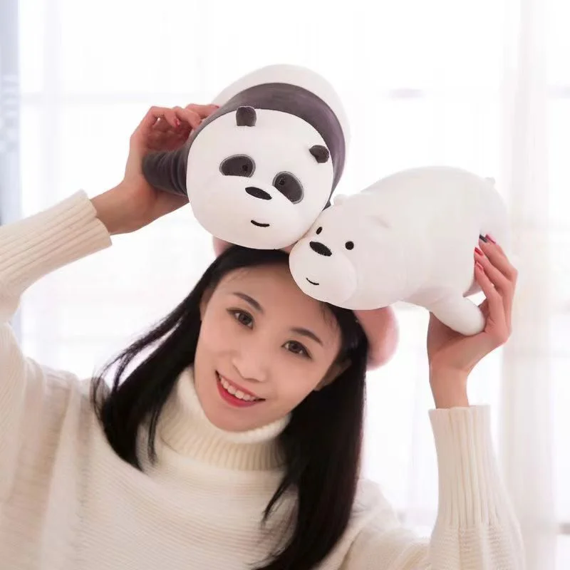 Soft and Delicate Plush Bears: Panda, or Brown Bear, or Polar Bear, Perfect Gift for Kids