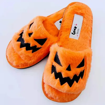 Soft and Fluffy Pumpkin Slippers Soft and Fluffy Pumpkin Slippers