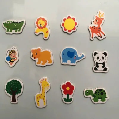Soft Animal Fridge Magnets (12pcs) Soft Animal Fridge Magnets (12pcs)