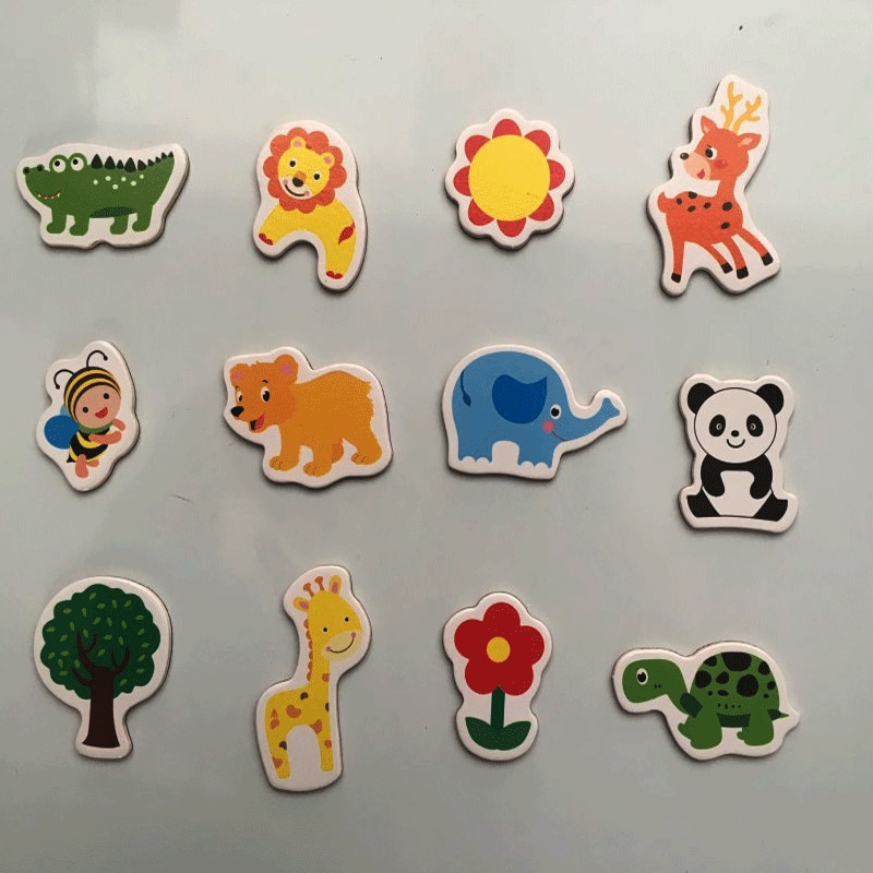 Soft Animal Fridge Magnets (12pcs) Soft Animal Fridge Magnets (12pcs)