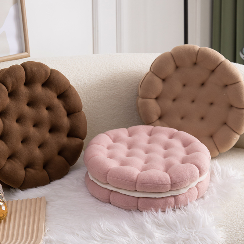 Soft Biscuit Cushion Pillow Plush Soft Biscuit Cushion Pillow Plush