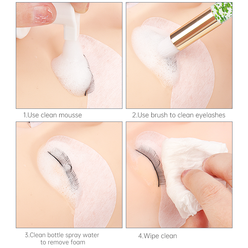 Soft Bristle Eyelash Cleaning Brushes (5pcs)