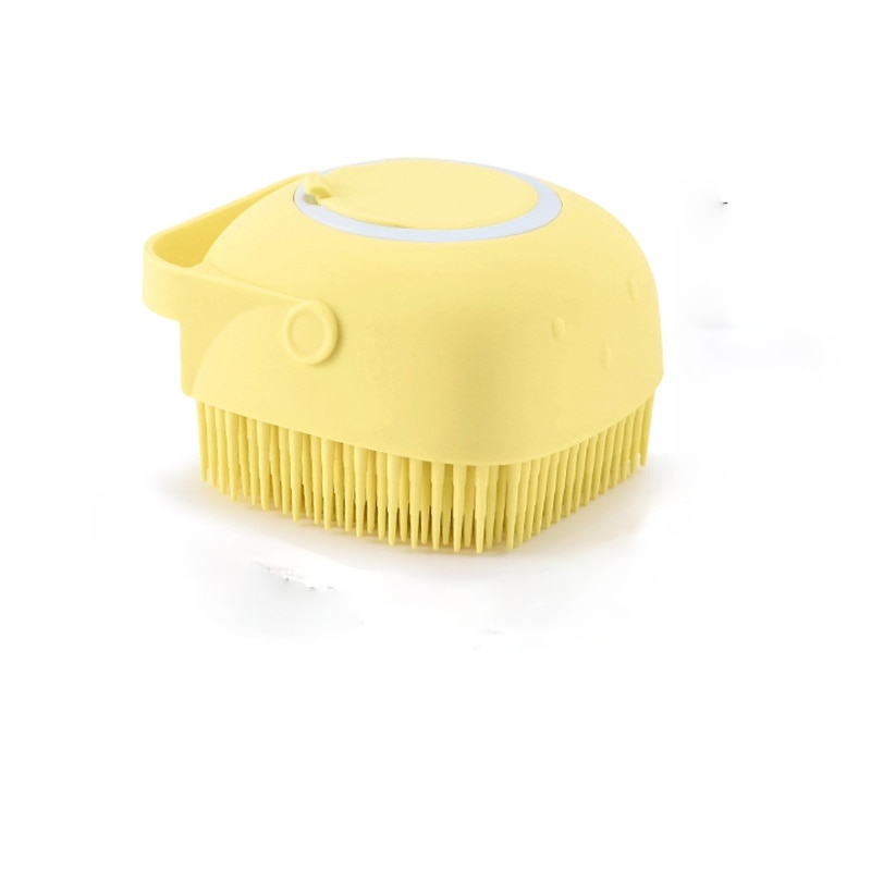 Soft Bristles Silicone Dog Shampoo Brush