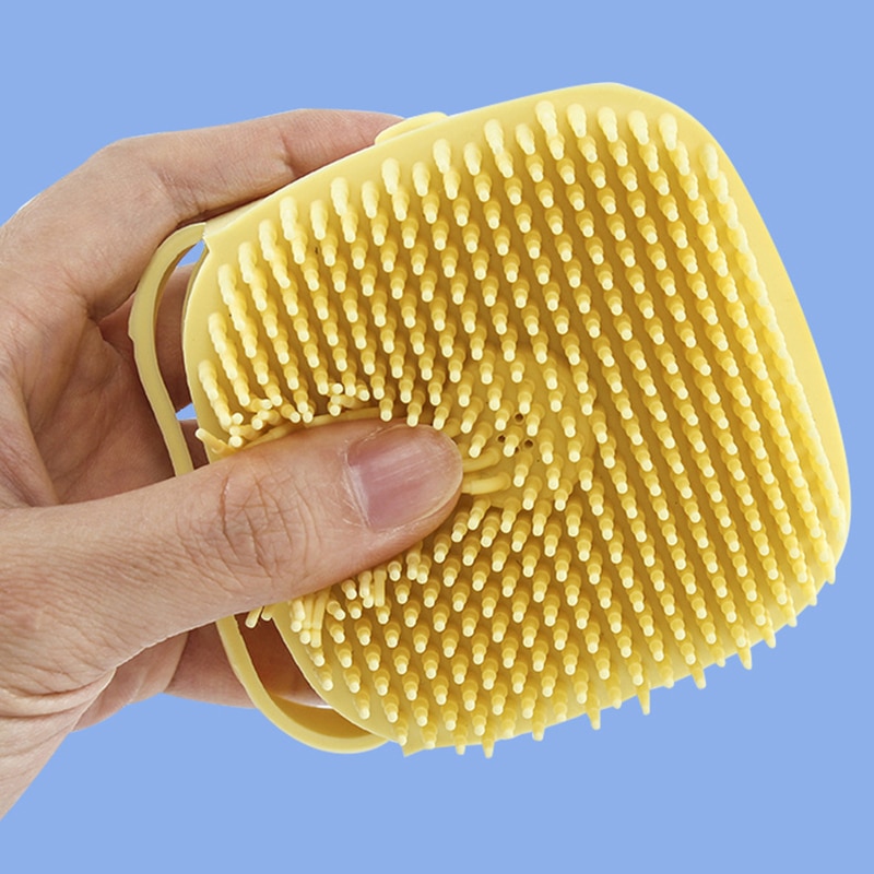 Soft Bristles Silicone Dog Shampoo Brush