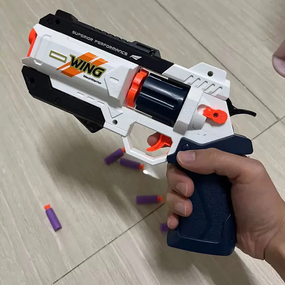 Soft Bullets Guns Toy For Boy Adult EVA Foam Bullet Pistol Rapid Deformation Revolver Children Outdoor Shooting Toys Soft Bullets Guns Toy For Boy Adult EVA Foam Bullet Pistol Rapid Deformation Revolver Children Outdoor Shooting Toys