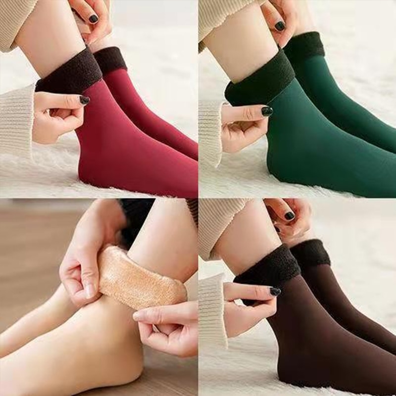 Soft Cashmere Women's Winter Socks (5 Pairs) Soft Cashmere Women's Winter Socks (5 Pairs)