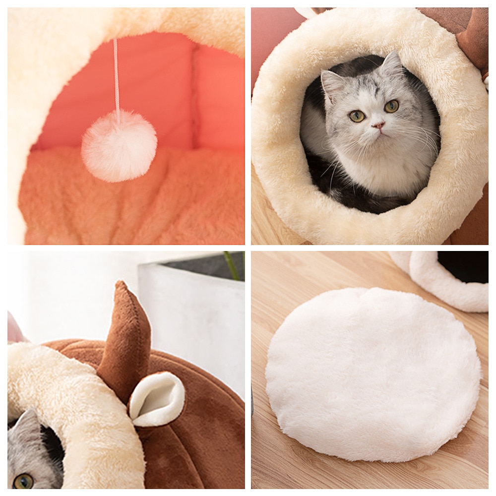 Soft Cat Nest Bed Sleeping Cave