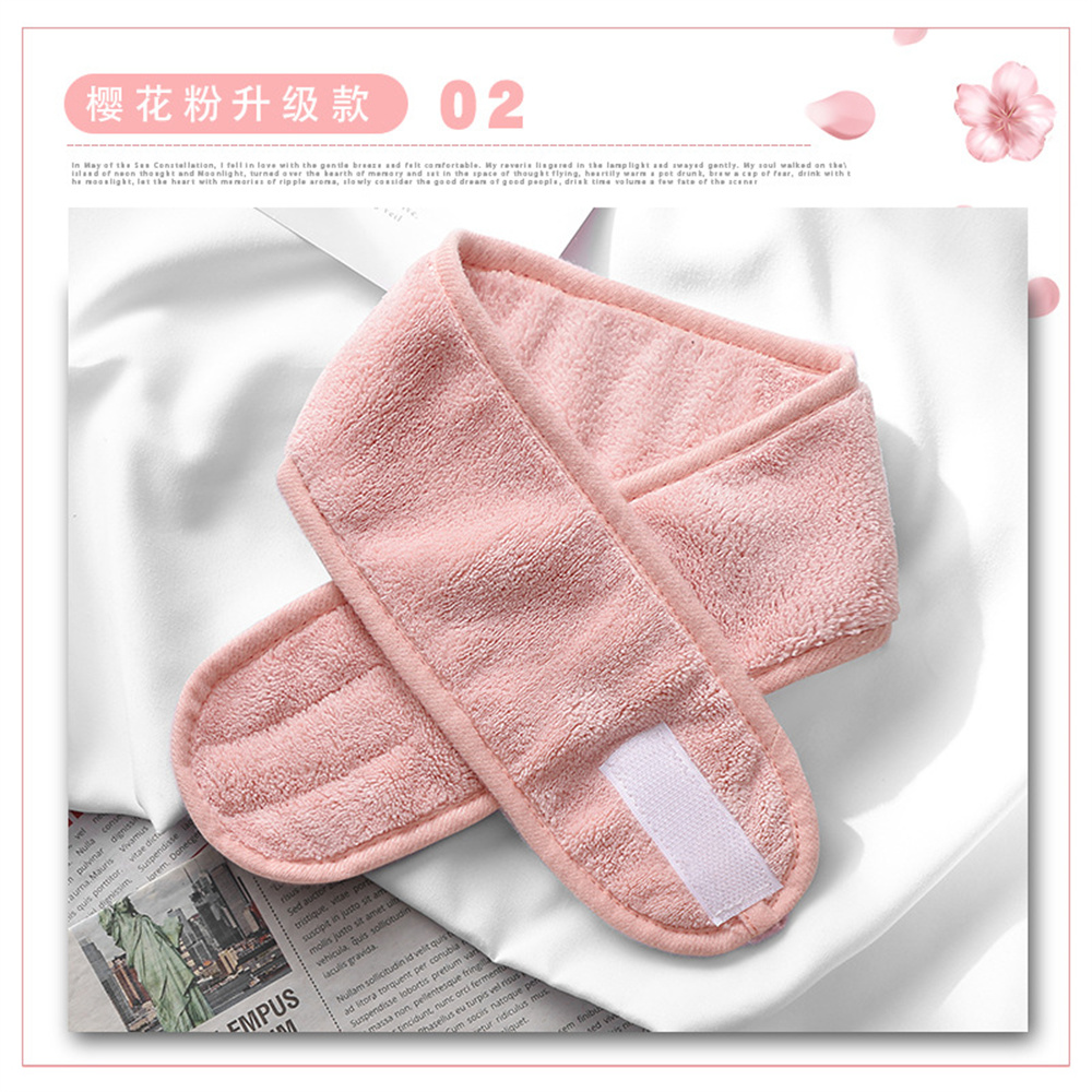 Soft Coral Fleece Facial Headband Soft Coral Fleece Facial Headband