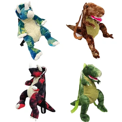 Soft Cotton 3D Dinosaur Backpack Soft Cotton 3D Dinosaur Backpack