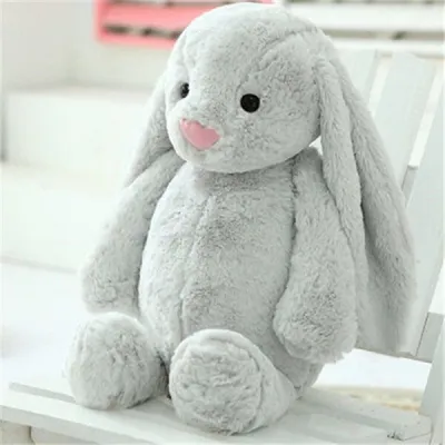 Soft Cotton Long Eared Bunny Plush