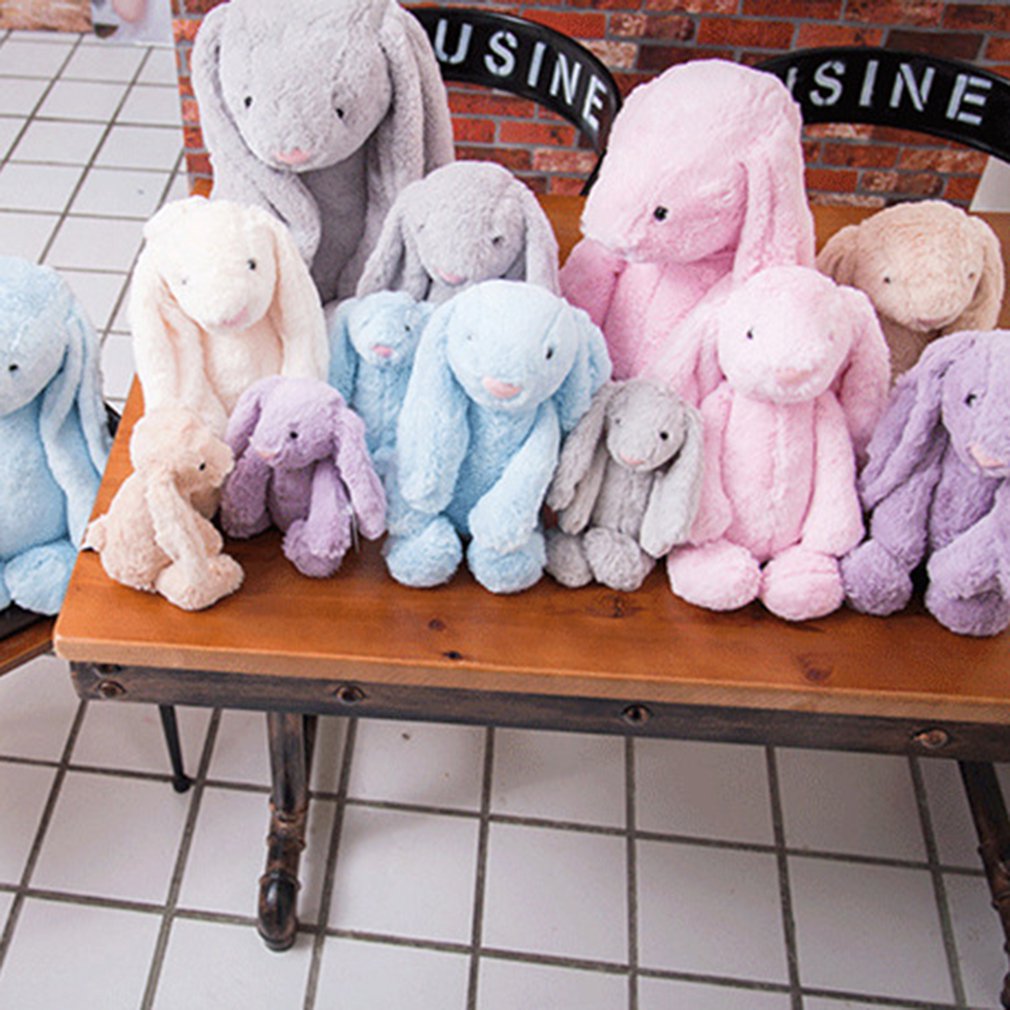 Soft Cotton Long Eared Bunny Plush