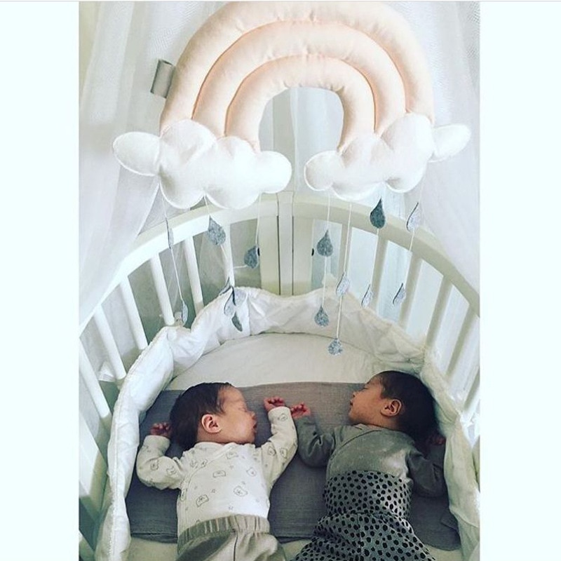 Soft Cotton Rainbow Cot Mobile