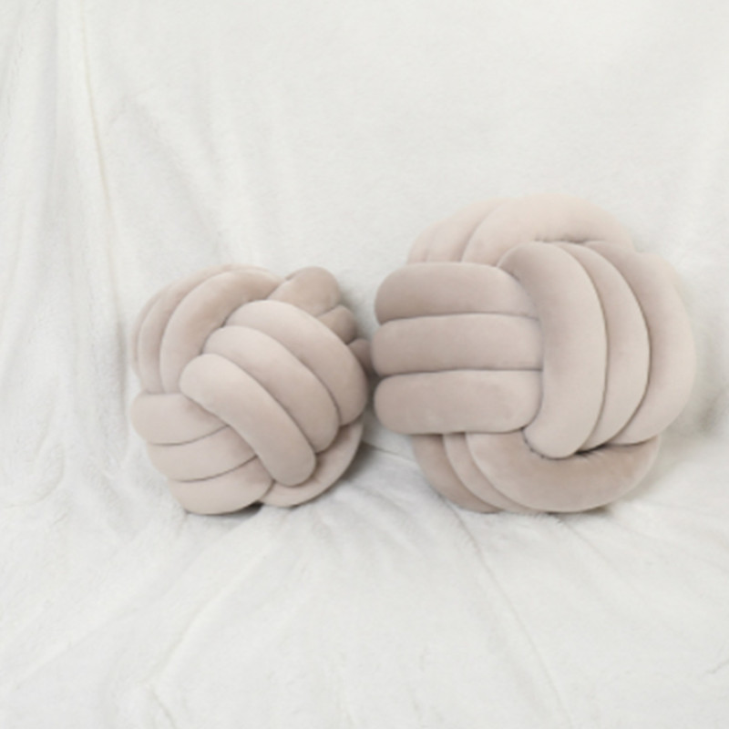 Soft Cotton Spandex Knot Ball Cushion Soft Cotton Spandex Knot Ball Cushion
