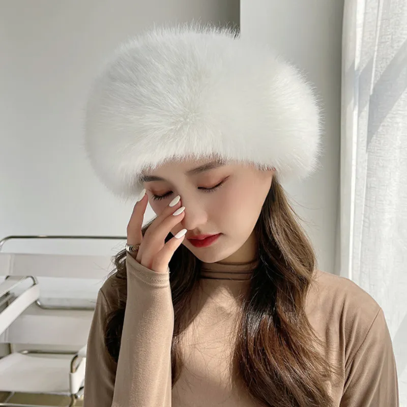 Soft Cotton Womens Winter Fur Hat Soft Cotton Womens Winter Fur Hat