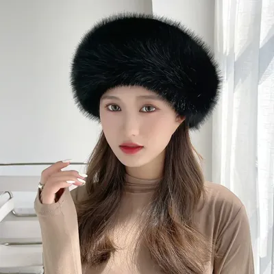 Soft Cotton Womens Winter Fur Hat Soft Cotton Womens Winter Fur Hat