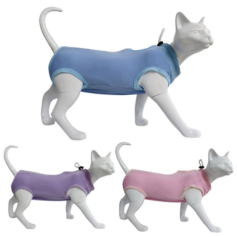 Soft Fabric Cat Surgery Suit for Recovery
