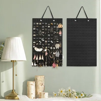 Soft Felt Hanging Earring Holder