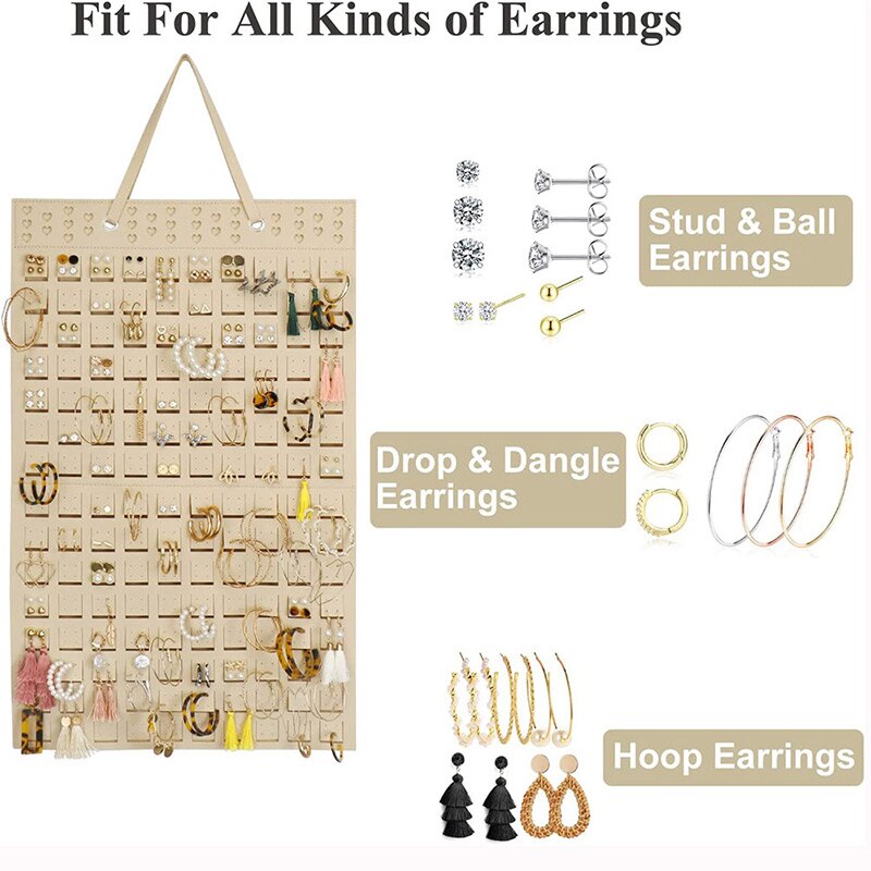 Soft Felt Hanging Earring Holder
