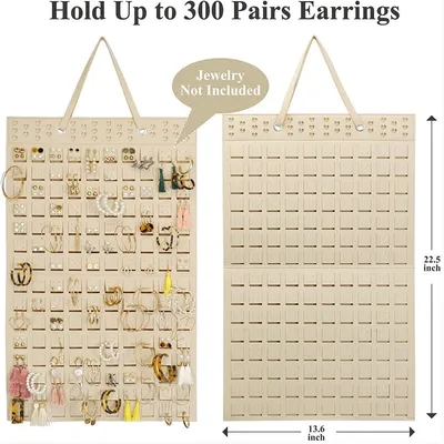Soft Felt Hanging Earring Holder