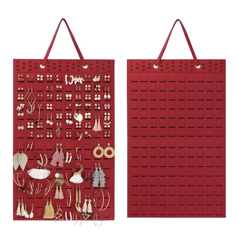 Soft Felt Hanging Earring Holder