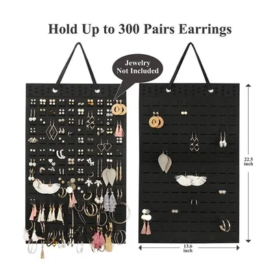 Soft Felt Hanging Earring Holder