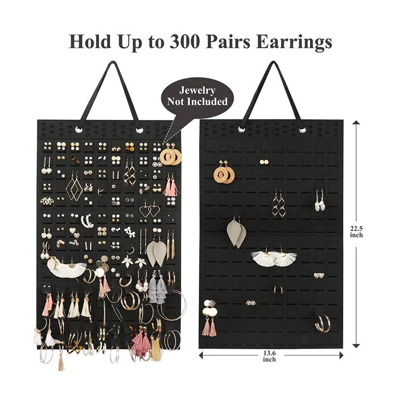 Soft Felt Hanging Earring Holder