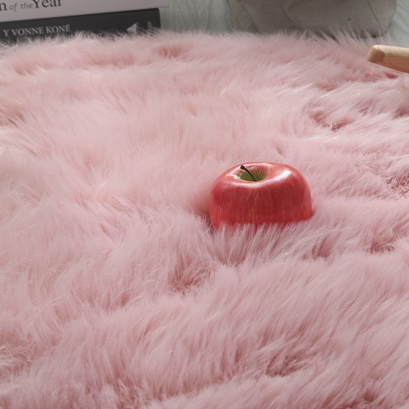 Soft Fluffy Round Plush Rug Soft Fluffy Round Plush Rug