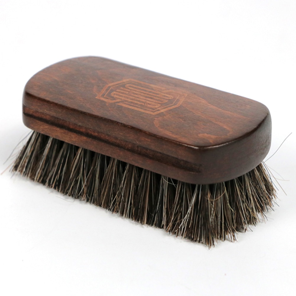 Soft Horse Hair Brush for Leather