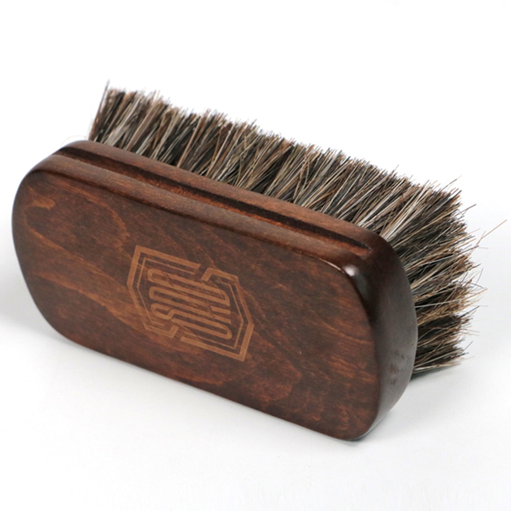 Soft Horse Hair Brush for Leather