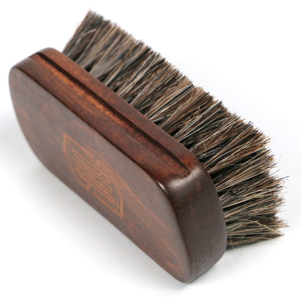 Soft Horse Hair Brush for Leather