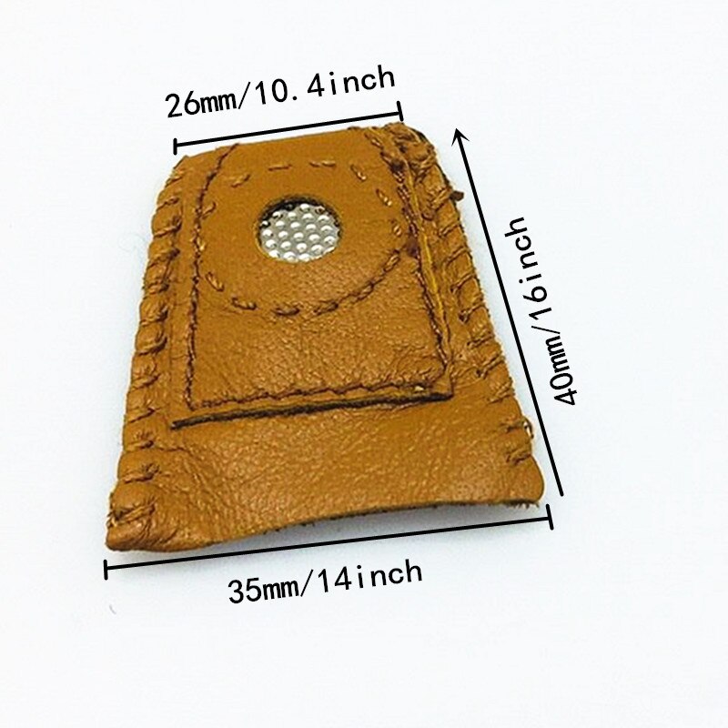 Soft Leather Thimble Hand Sewing Tool