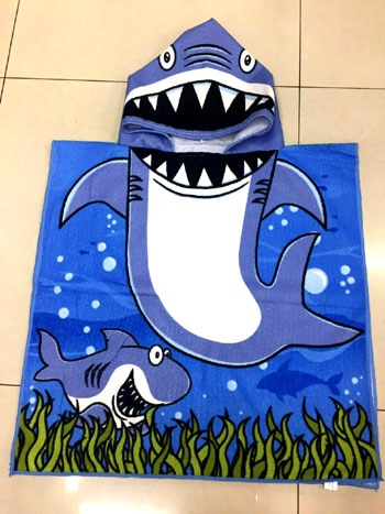 Soft Microfiber Kids Hooded Towel