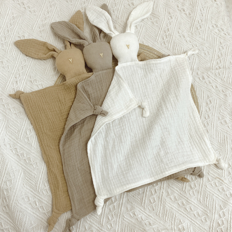 Soft Muslin Baby Bunny Blanket Soft Muslin Baby Bunny Blanket