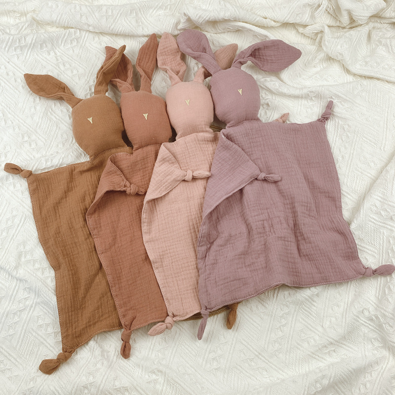 Soft Muslin Baby Bunny Blanket Soft Muslin Baby Bunny Blanket