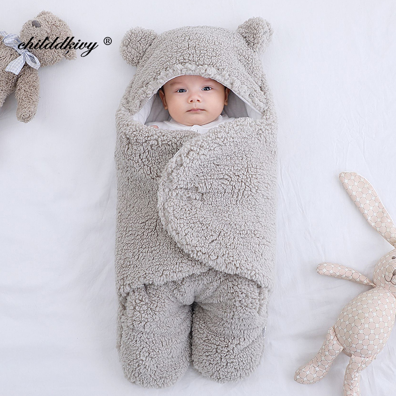 Soft Newborn Baby Wrap Blankets Baby Sleeping Bag Envelope For Newborn Sleepsack Thicken Cocoon for baby 0-9 Months Soft Newborn Baby Wrap Blankets Baby Sleeping Bag Envelope For Newborn Sleepsack Thicken Cocoon for baby 0-9 Months
