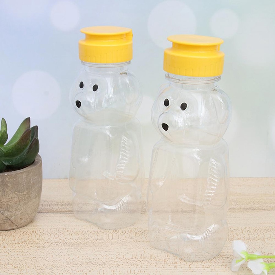 Soft Plastic Bear Honey Bottles (30 pcs)