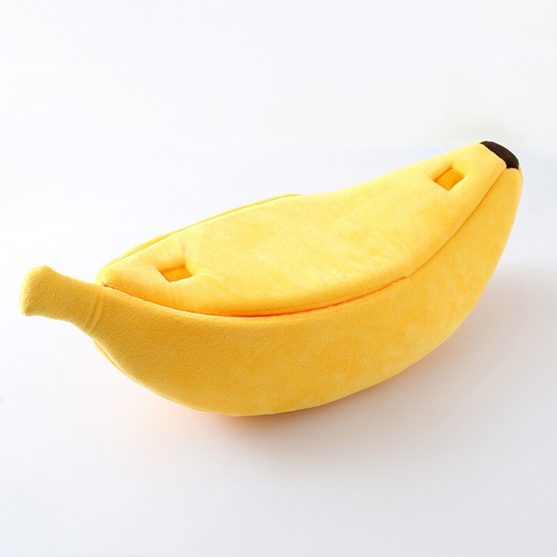 Soft Plush Banana Bed for Cats Soft Plush Banana Bed for Cats