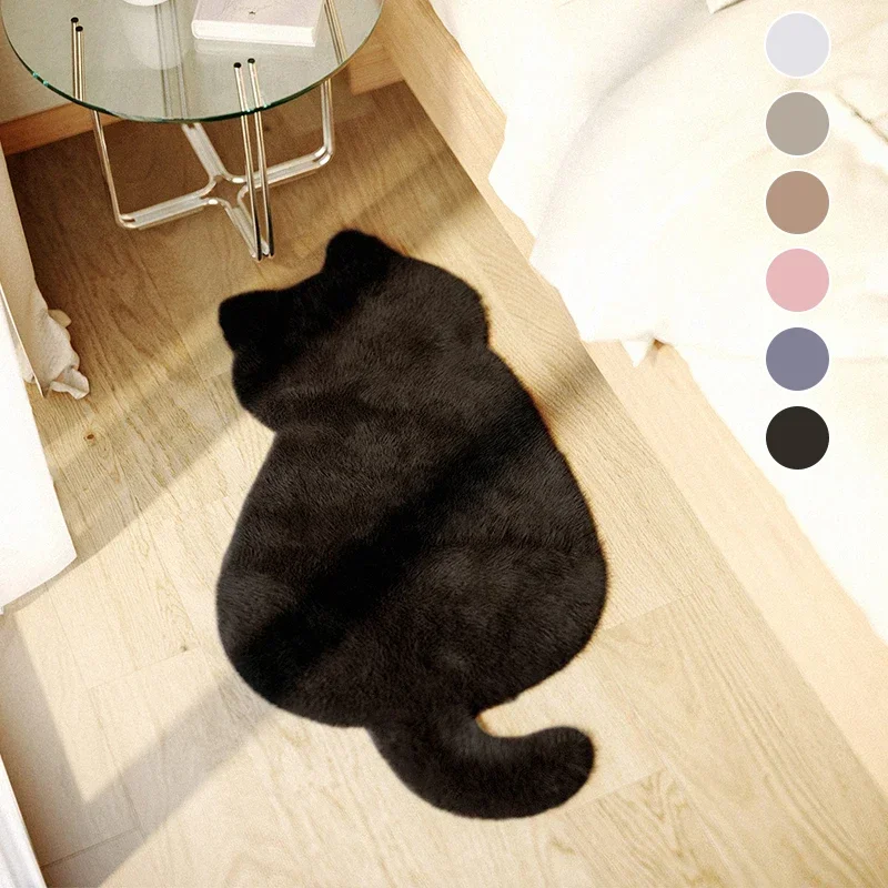 Soft Plush Cat Floor Mat Soft Plush Cat Floor Mat