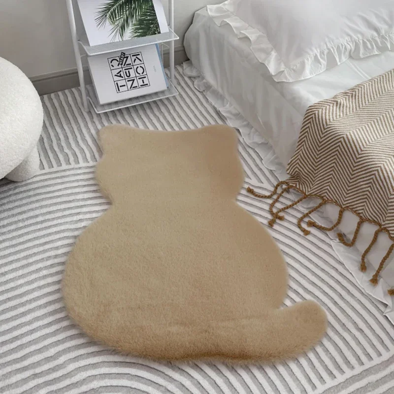 Soft Plush Cat Floor Mat