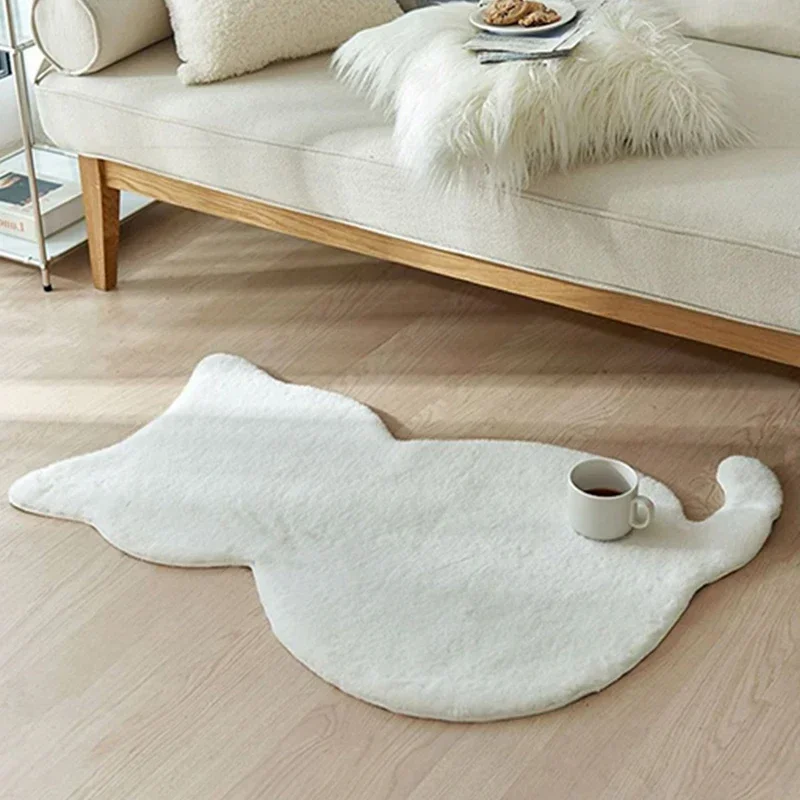 Soft Plush Cat Floor Mat